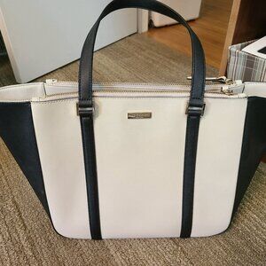 Kate Spade Leather Tote  Paterson Court Briar